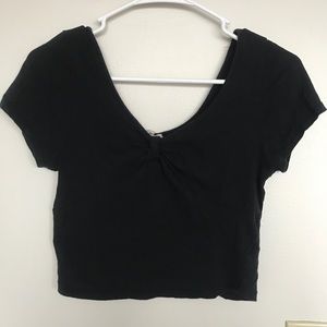 Black Crop Top